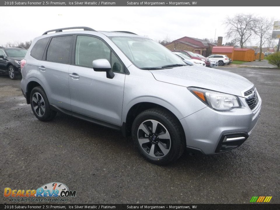 2018 Subaru Forester 2.5i Premium Ice Silver Metallic / Platinum Photo #1