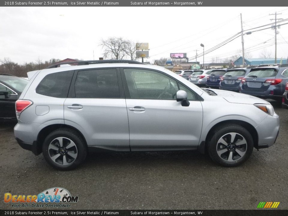 2018 Subaru Forester 2.5i Premium Ice Silver Metallic / Platinum Photo #3
