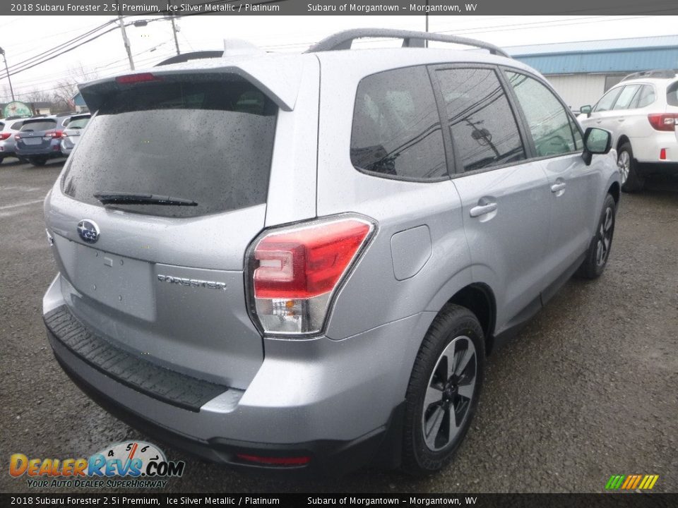 2018 Subaru Forester 2.5i Premium Ice Silver Metallic / Platinum Photo #4
