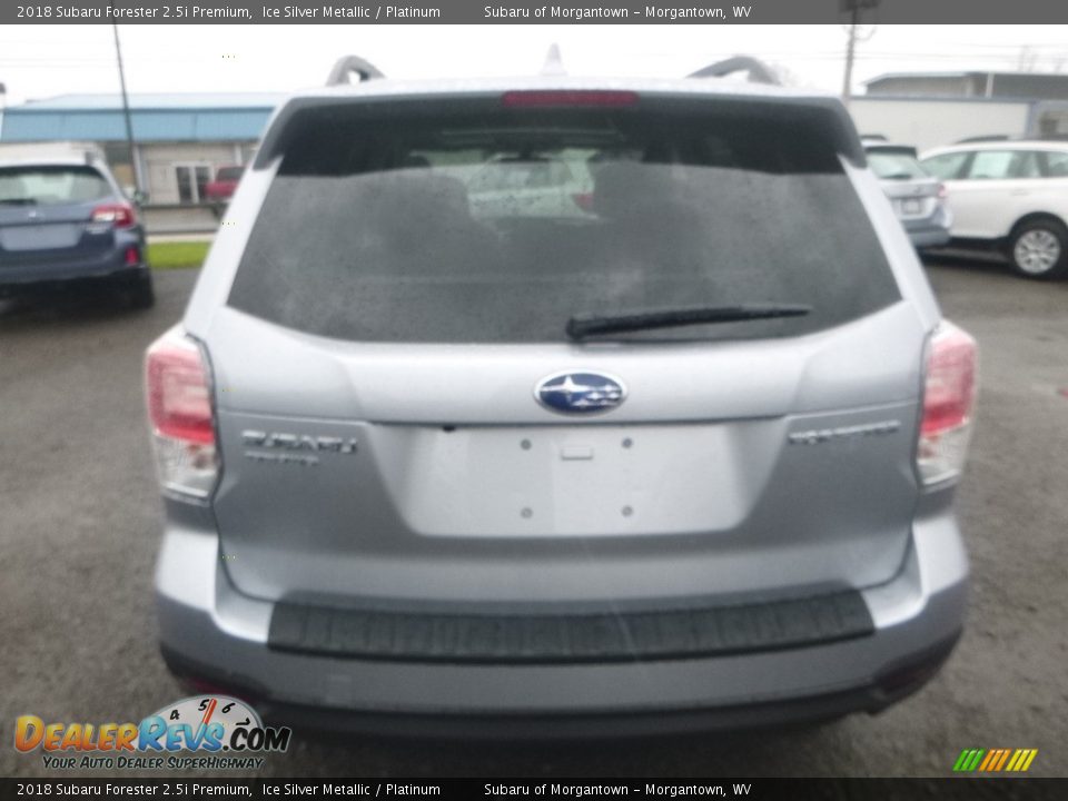 2018 Subaru Forester 2.5i Premium Ice Silver Metallic / Platinum Photo #5