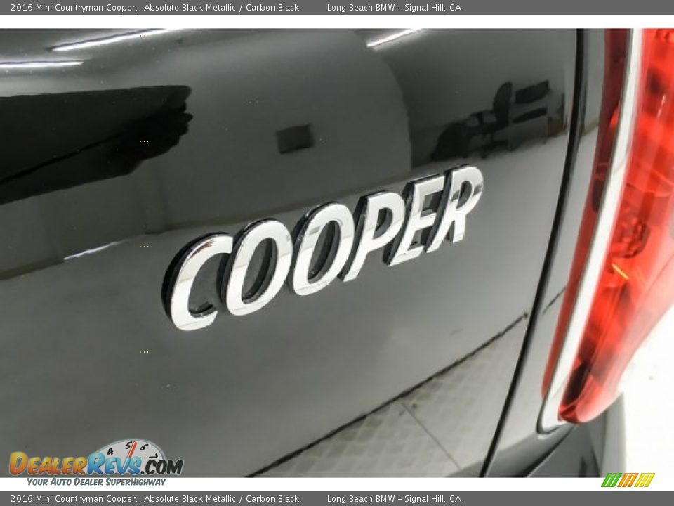 2016 Mini Countryman Cooper Absolute Black Metallic / Carbon Black Photo #7