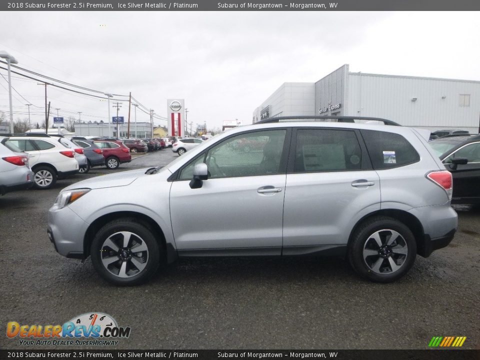 2018 Subaru Forester 2.5i Premium Ice Silver Metallic / Platinum Photo #7