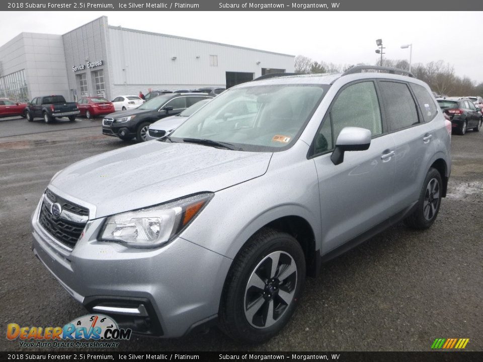 2018 Subaru Forester 2.5i Premium Ice Silver Metallic / Platinum Photo #8