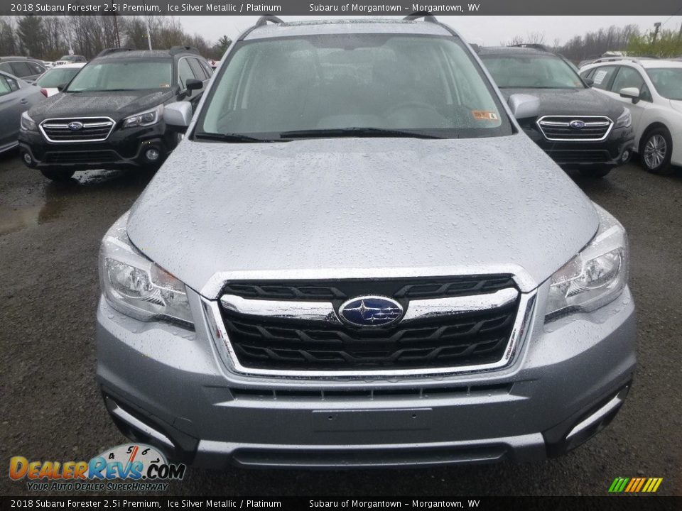 2018 Subaru Forester 2.5i Premium Ice Silver Metallic / Platinum Photo #9