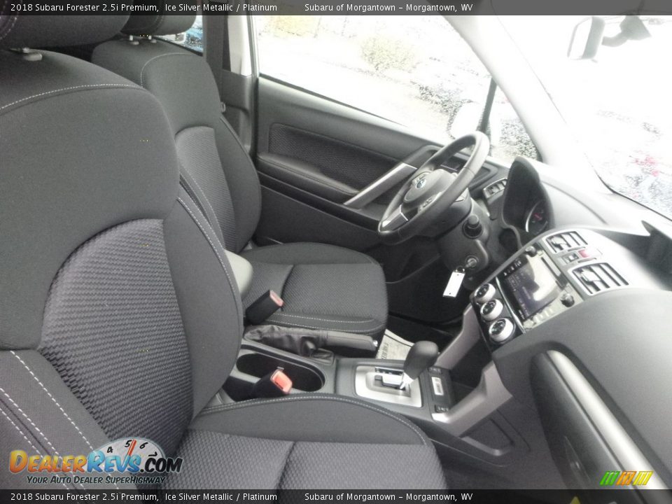 2018 Subaru Forester 2.5i Premium Ice Silver Metallic / Platinum Photo #10