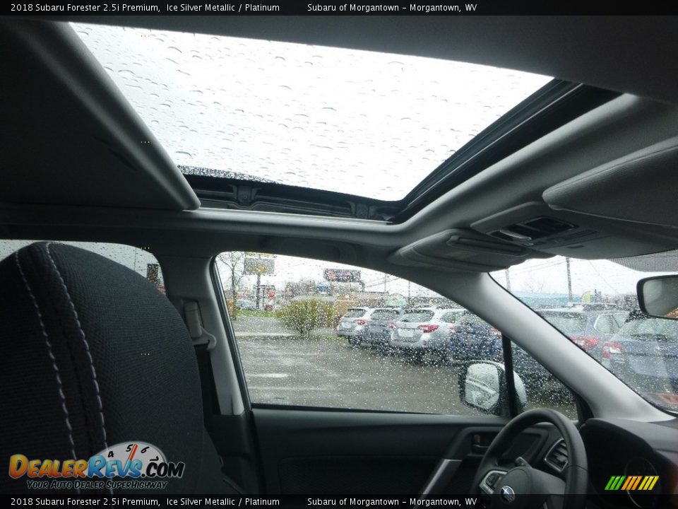 2018 Subaru Forester 2.5i Premium Ice Silver Metallic / Platinum Photo #12