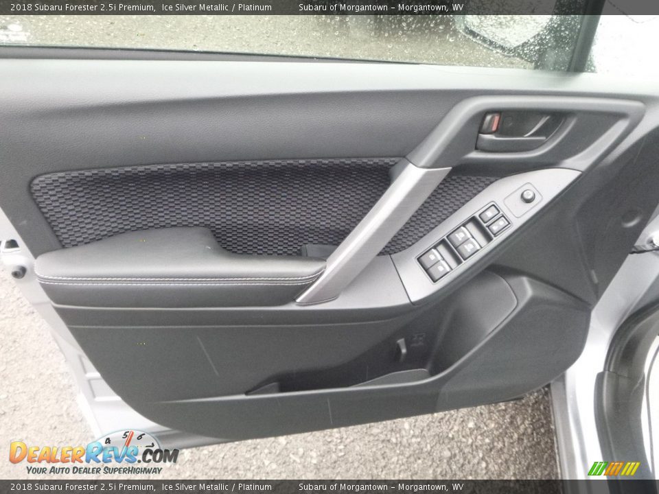 2018 Subaru Forester 2.5i Premium Ice Silver Metallic / Platinum Photo #14