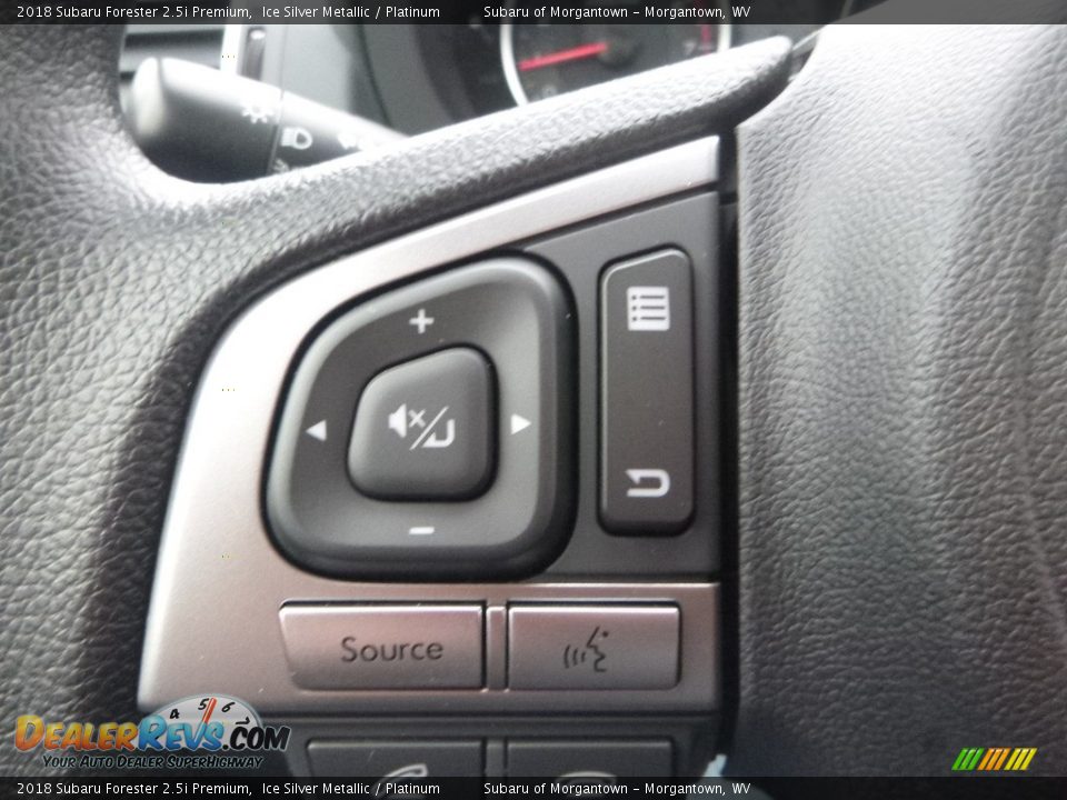 2018 Subaru Forester 2.5i Premium Ice Silver Metallic / Platinum Photo #20