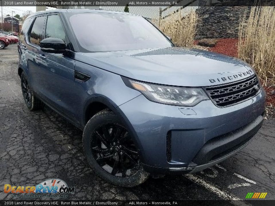 2018 Land Rover Discovery HSE Byron Blue Metallic / Ebony/Ebony Photo #1