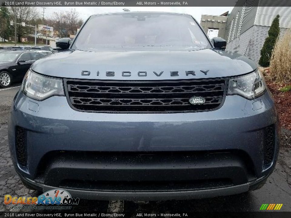 2018 Land Rover Discovery HSE Byron Blue Metallic / Ebony/Ebony Photo #8