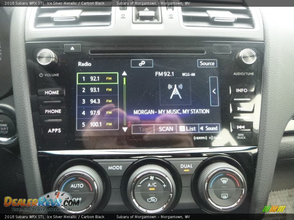 Controls of 2018 Subaru WRX STI Photo #16
