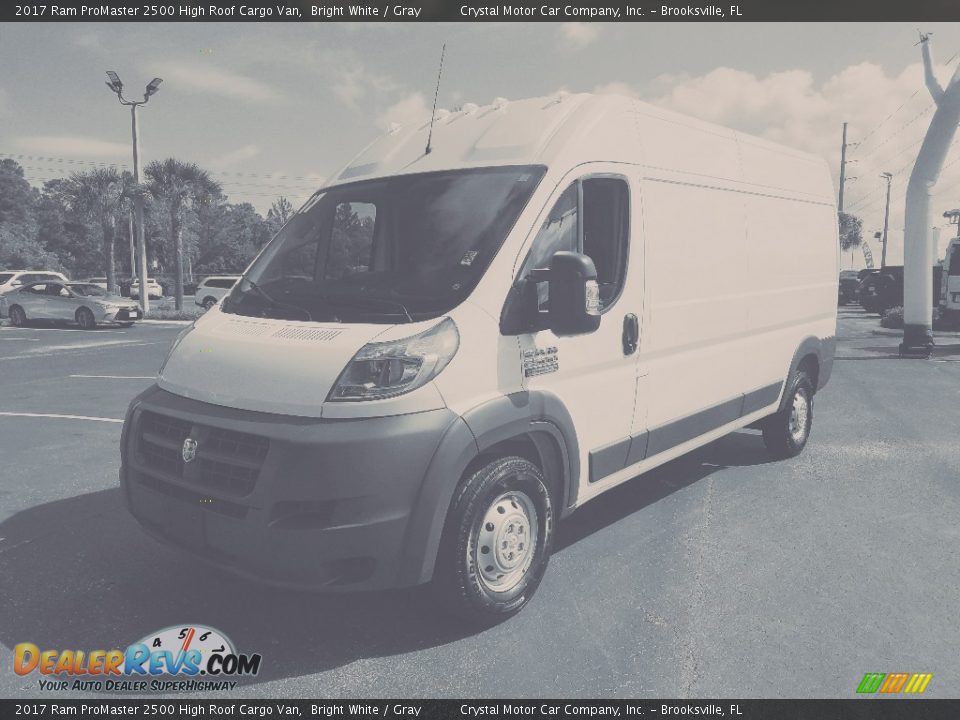 2017 Ram ProMaster 2500 High Roof Cargo Van Bright White / Gray Photo #1