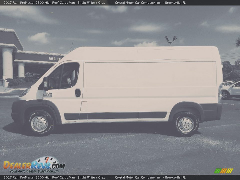 2017 Ram ProMaster 2500 High Roof Cargo Van Bright White / Gray Photo #2