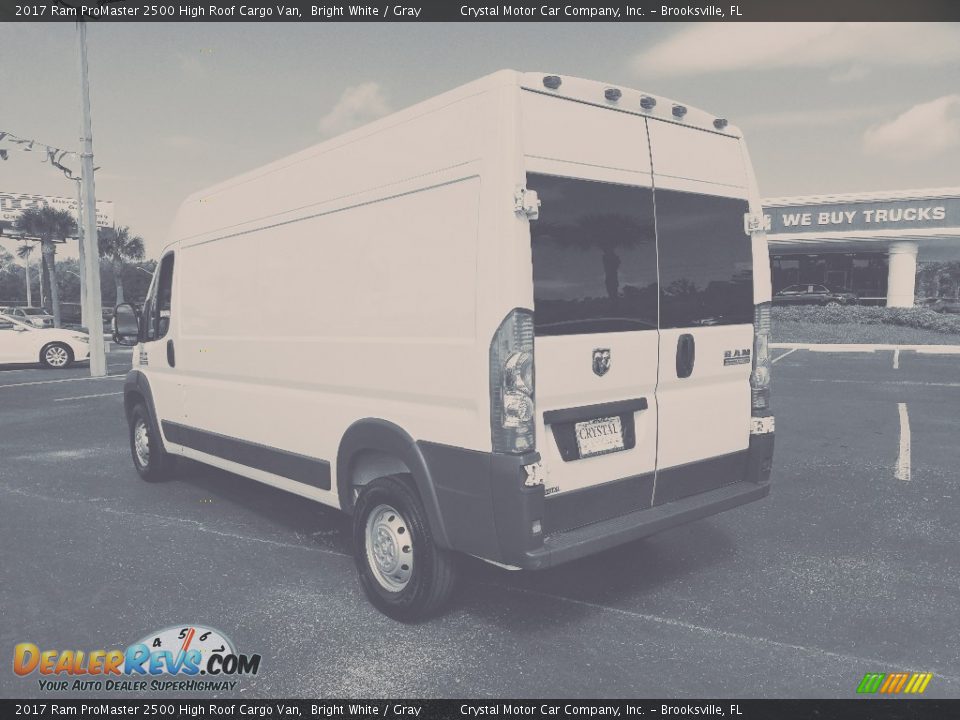 2017 Ram ProMaster 2500 High Roof Cargo Van Bright White / Gray Photo #3