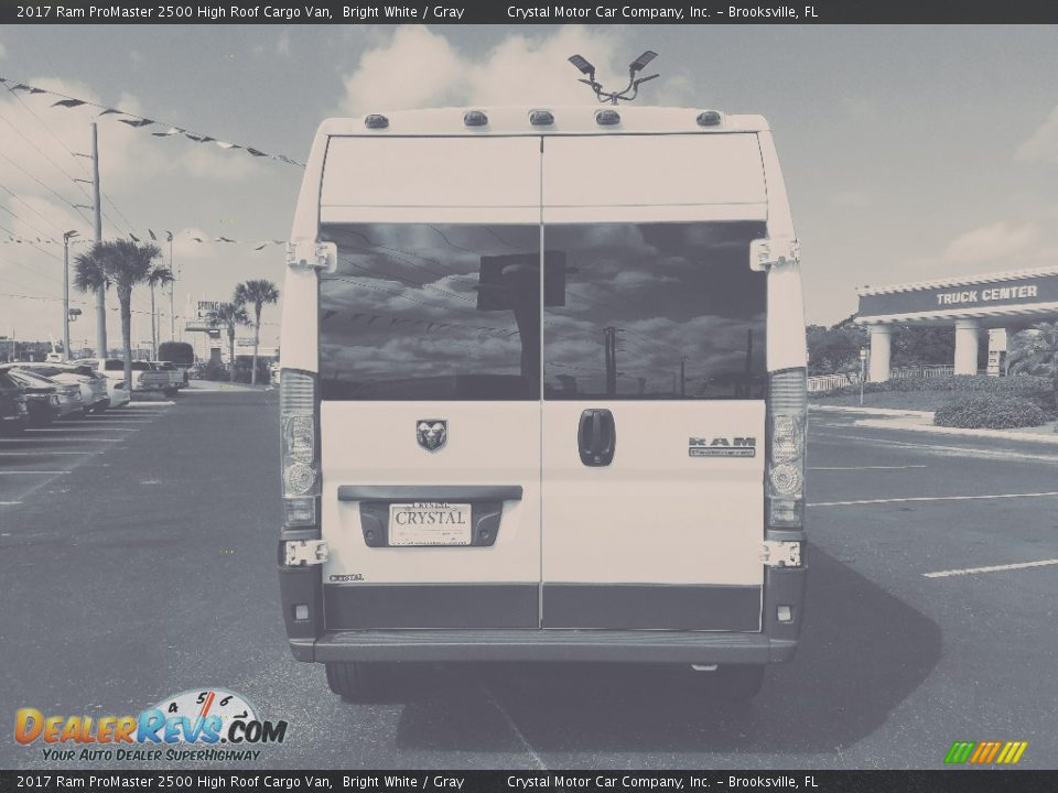 2017 Ram ProMaster 2500 High Roof Cargo Van Bright White / Gray Photo #4