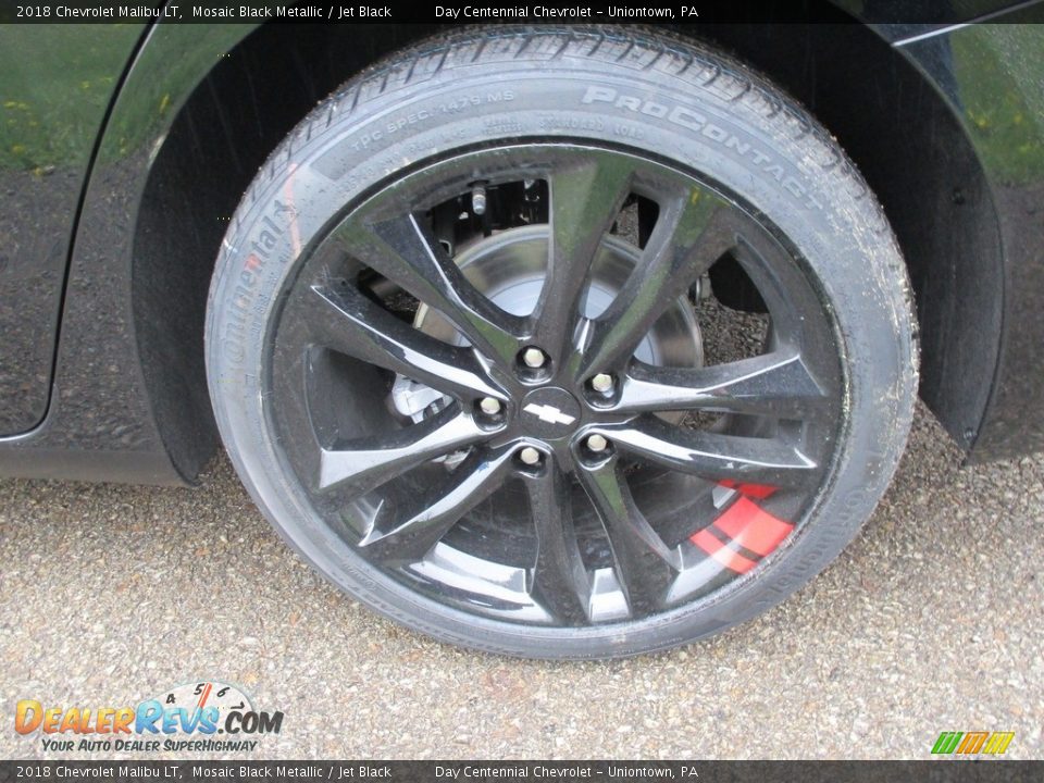 2018 Chevrolet Malibu LT Mosaic Black Metallic / Jet Black Photo #5