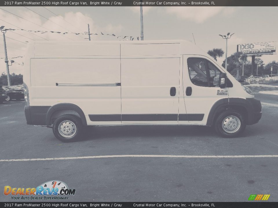 2017 Ram ProMaster 2500 High Roof Cargo Van Bright White / Gray Photo #6