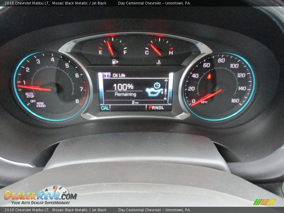 2018 Chevrolet Malibu LT Mosaic Black Metallic / Jet Black Photo #6