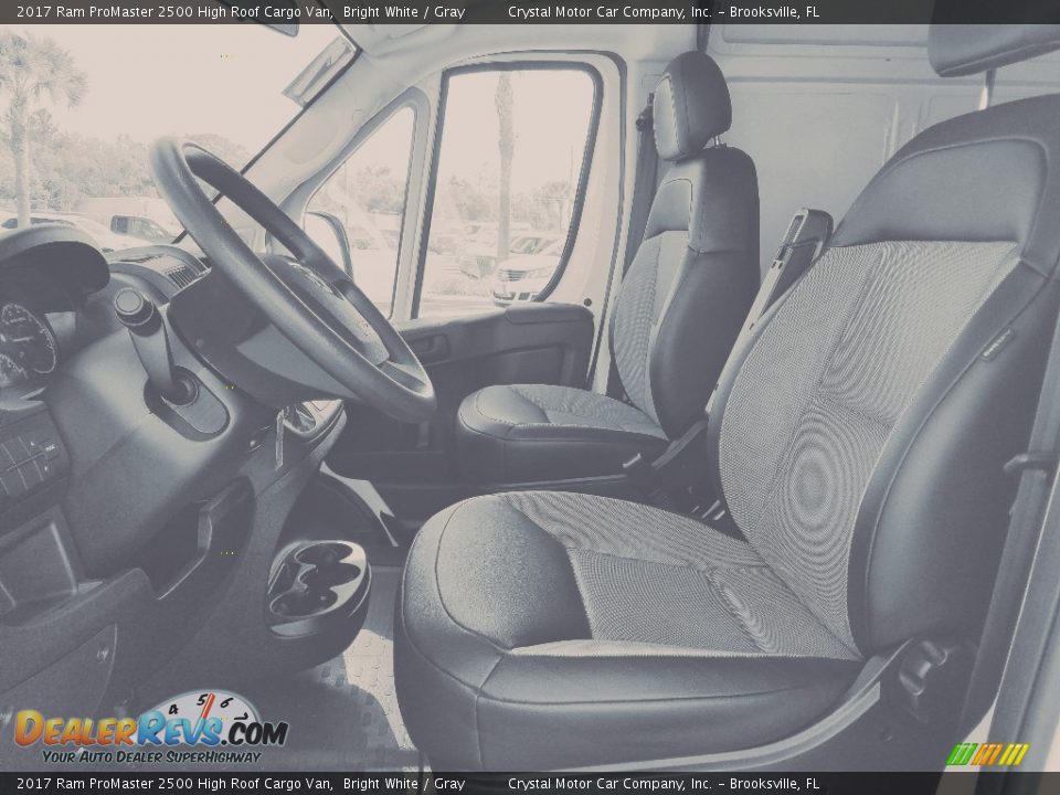 2017 Ram ProMaster 2500 High Roof Cargo Van Bright White / Gray Photo #9