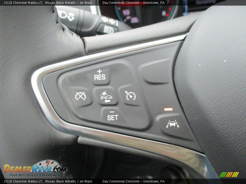 2018 Chevrolet Malibu LT Mosaic Black Metallic / Jet Black Photo #9