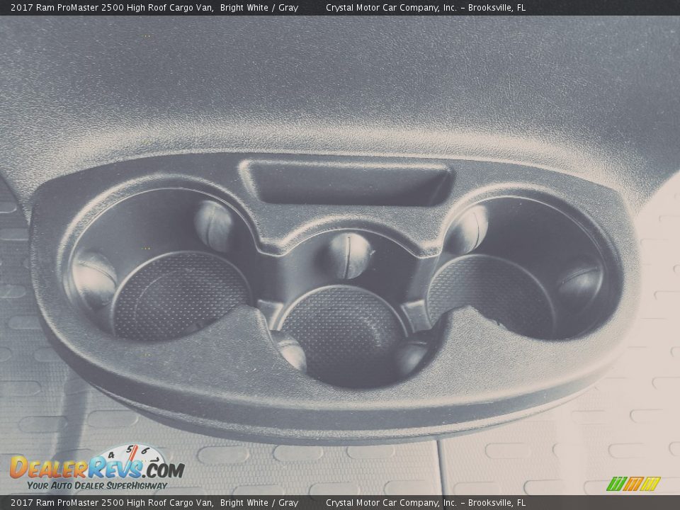 2017 Ram ProMaster 2500 High Roof Cargo Van Bright White / Gray Photo #15