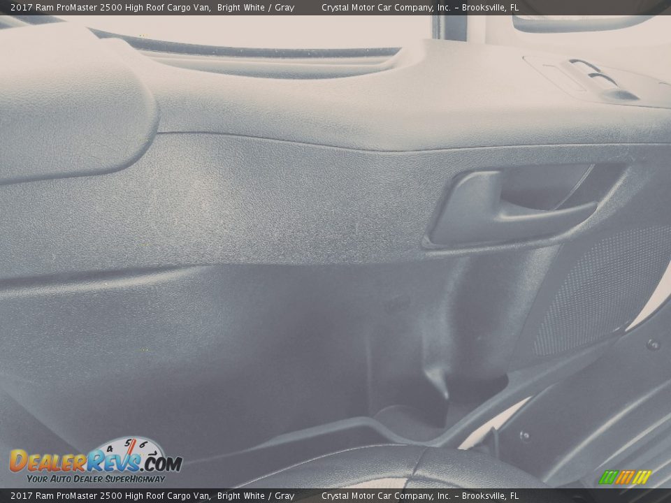 2017 Ram ProMaster 2500 High Roof Cargo Van Bright White / Gray Photo #16