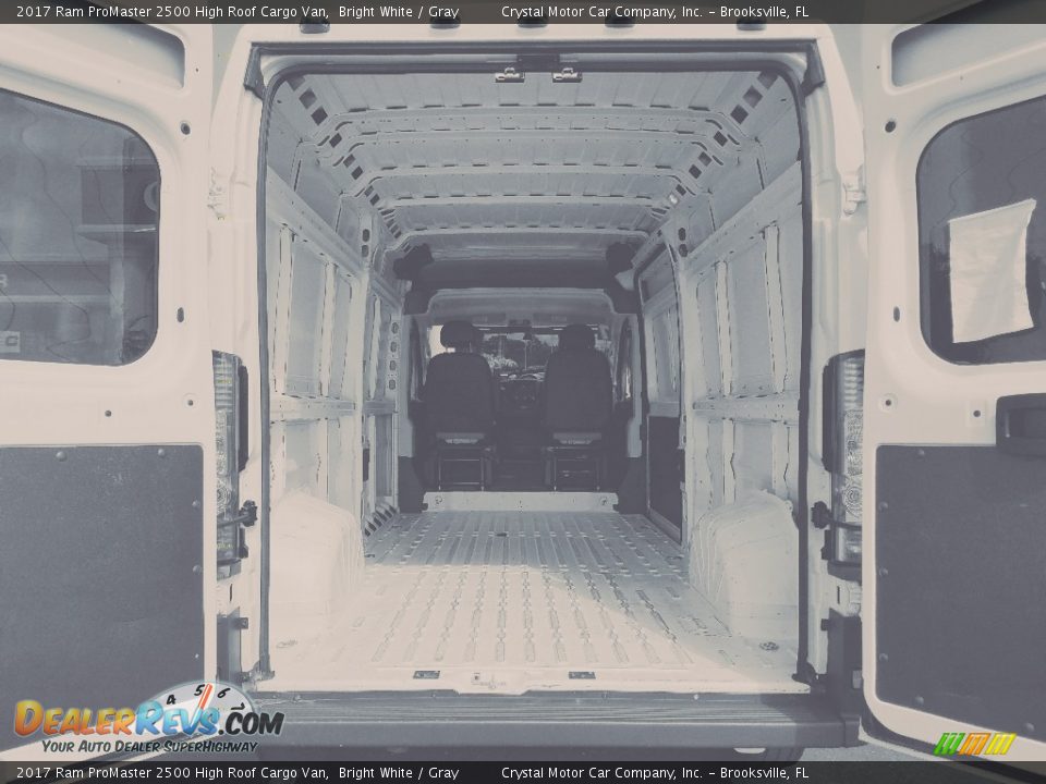 2017 Ram ProMaster 2500 High Roof Cargo Van Bright White / Gray Photo #18