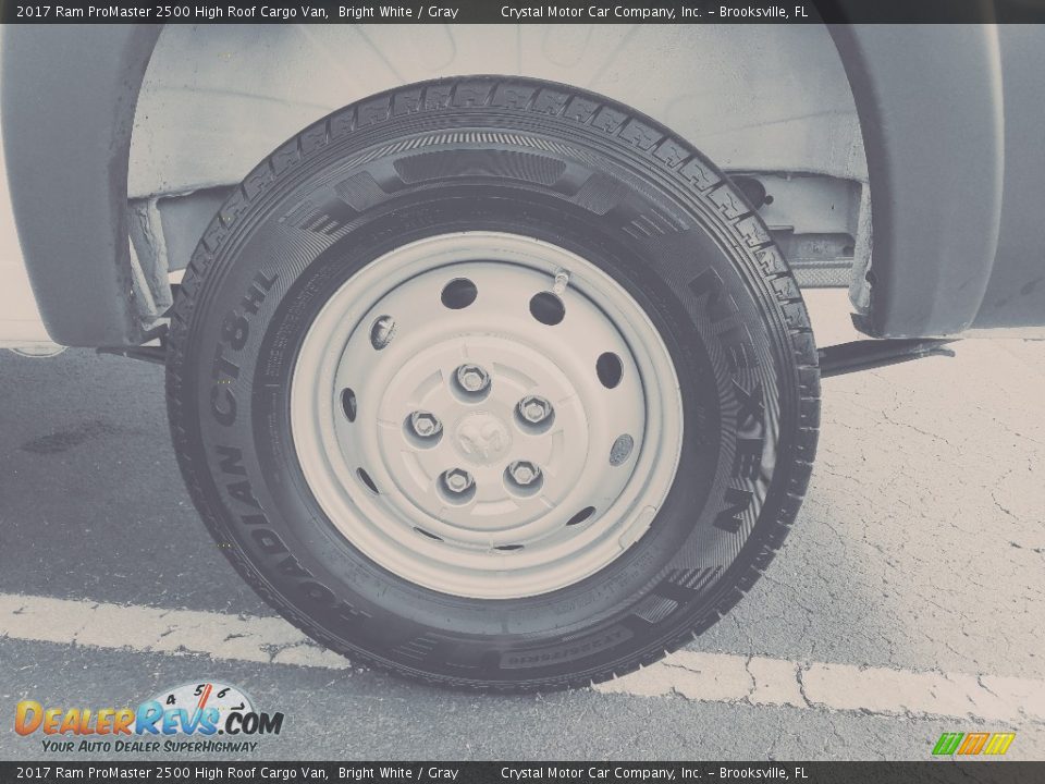 2017 Ram ProMaster 2500 High Roof Cargo Van Bright White / Gray Photo #19