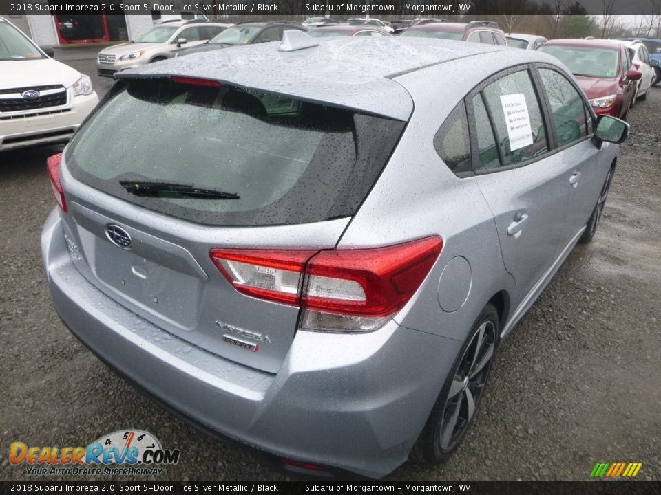 2018 Subaru Impreza 2.0i Sport 5-Door Ice Silver Metallic / Black Photo #4