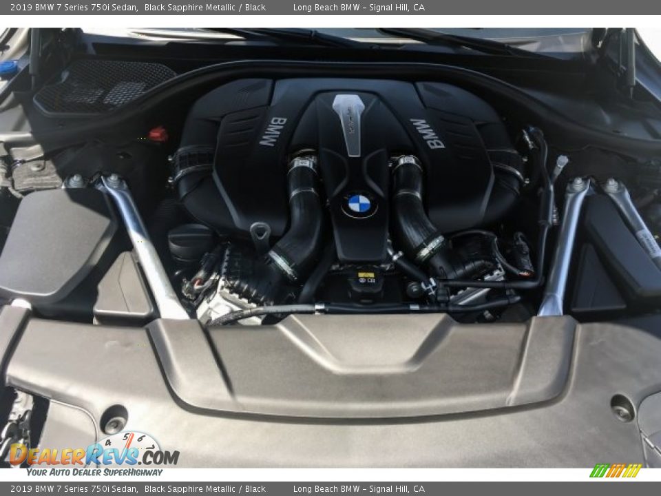 2019 BMW 7 Series 750i Sedan Black Sapphire Metallic / Black Photo #8