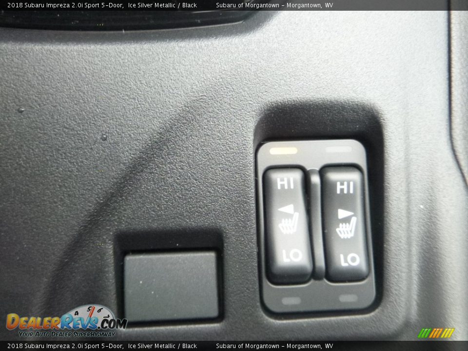2018 Subaru Impreza 2.0i Sport 5-Door Ice Silver Metallic / Black Photo #20