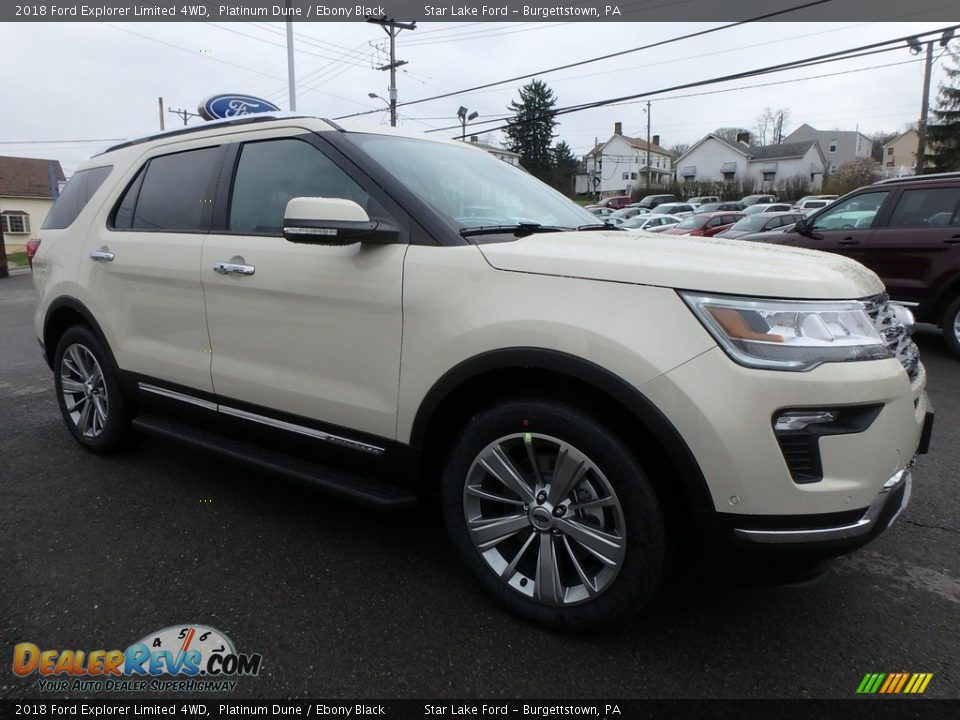 Front 3/4 View of 2018 Ford Explorer Limited 4WD Photo #3