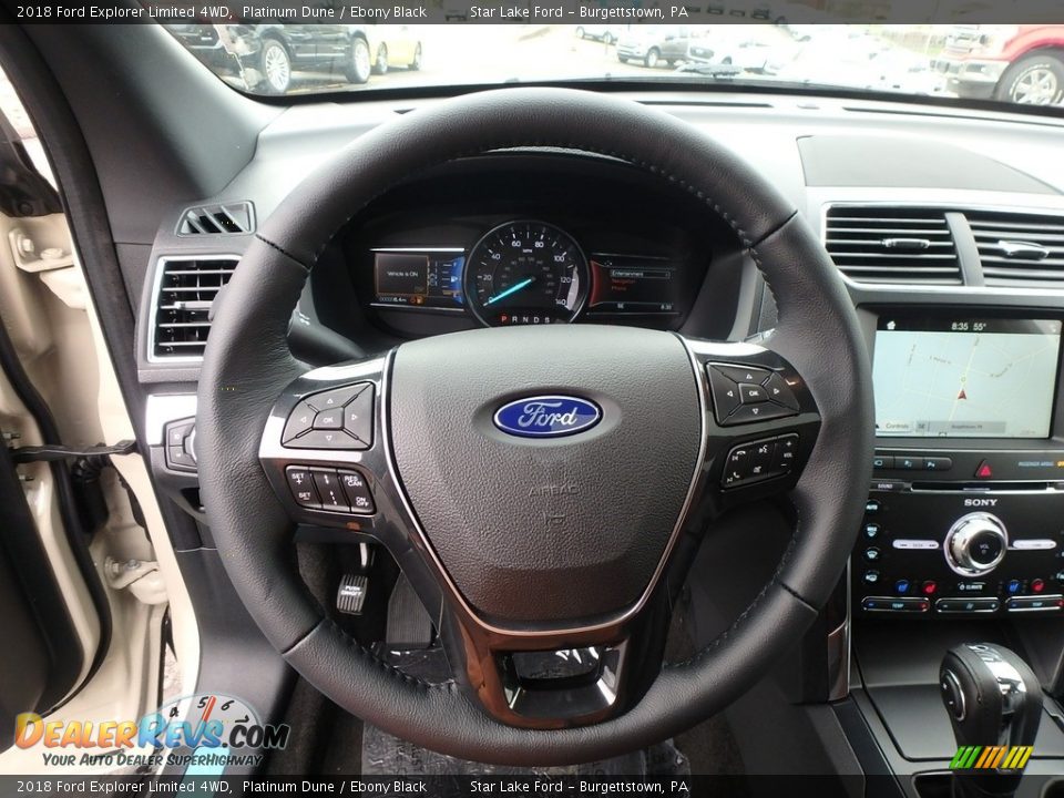 2018 Ford Explorer Limited 4WD Steering Wheel Photo #19