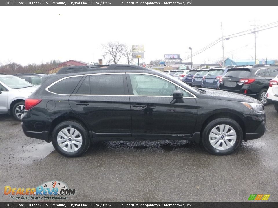 2018 Subaru Outback 2.5i Premium Crystal Black Silica / Ivory Photo #2