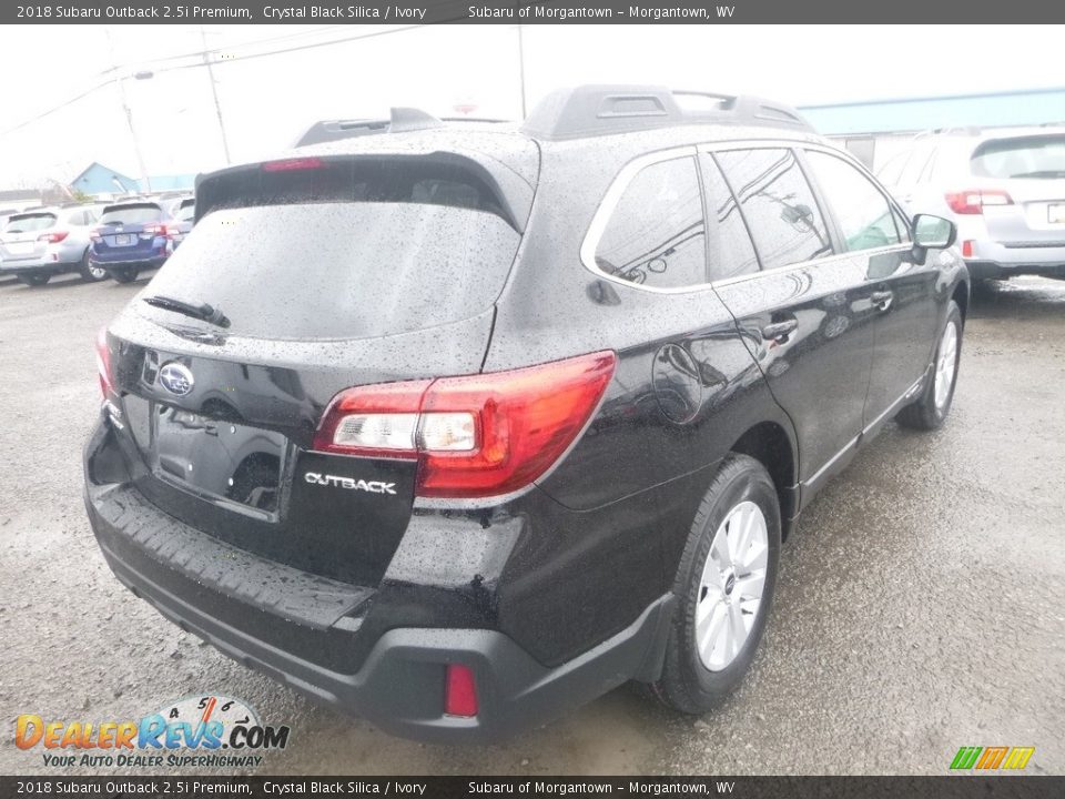 2018 Subaru Outback 2.5i Premium Crystal Black Silica / Ivory Photo #3