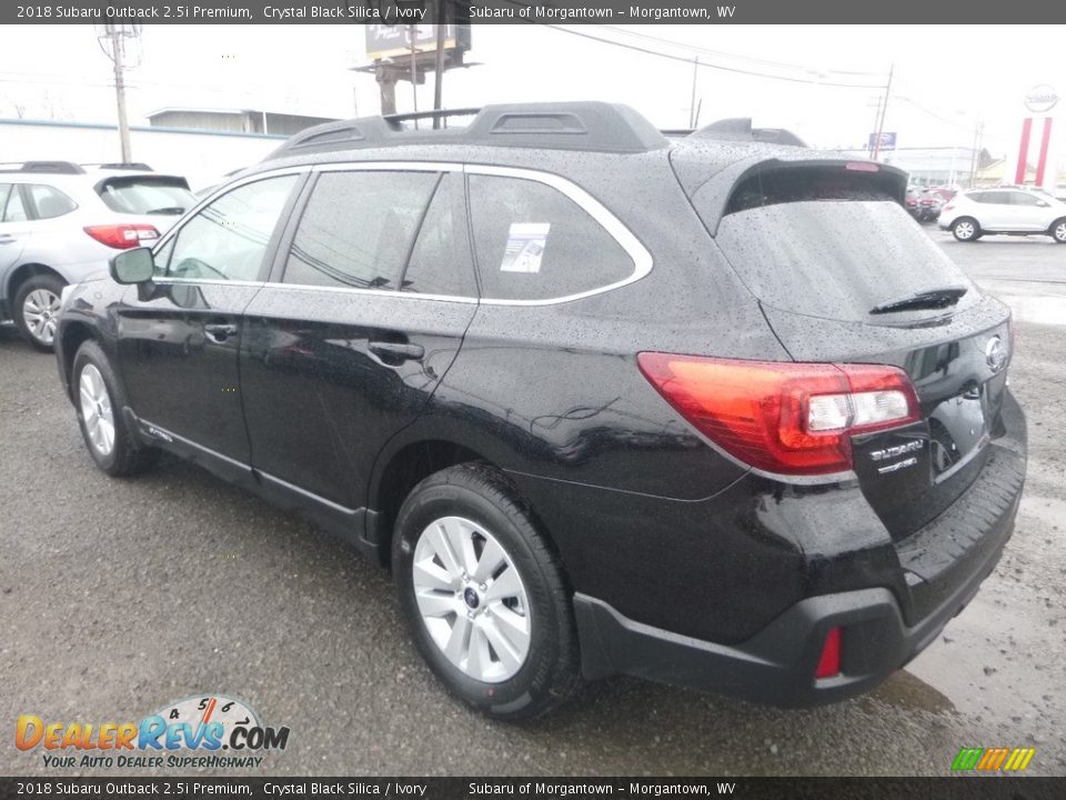 2018 Subaru Outback 2.5i Premium Crystal Black Silica / Ivory Photo #5