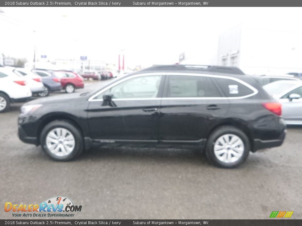2018 Subaru Outback 2.5i Premium Crystal Black Silica / Ivory Photo #6