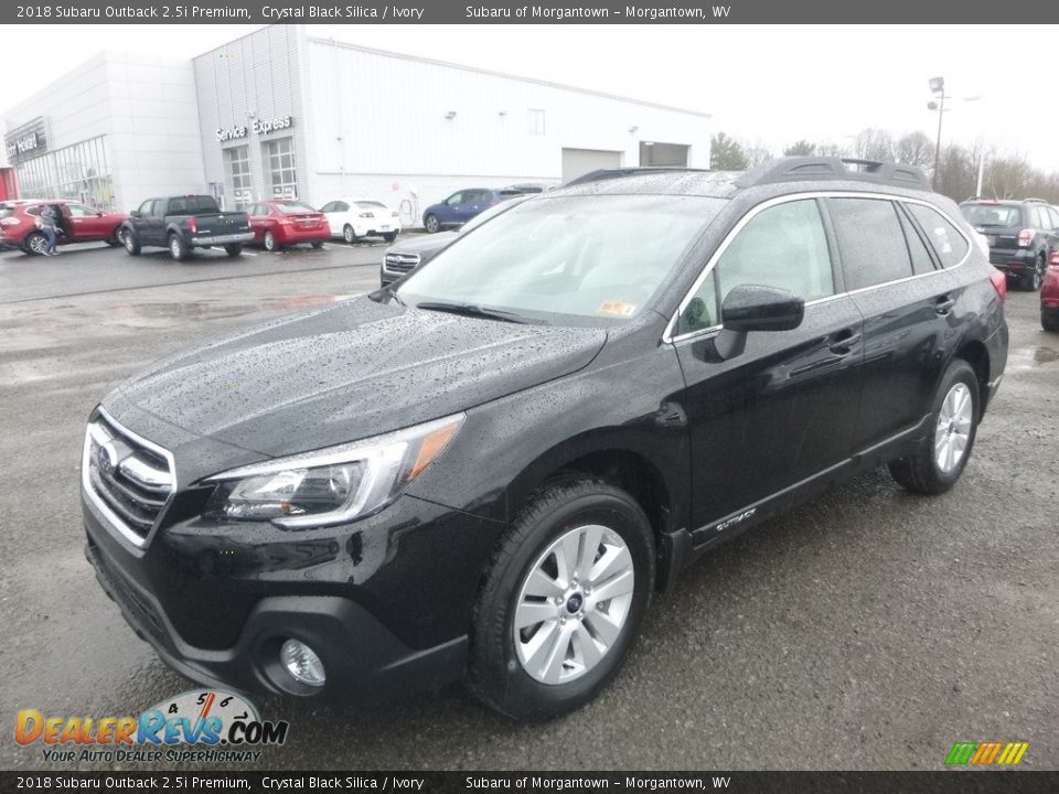 2018 Subaru Outback 2.5i Premium Crystal Black Silica / Ivory Photo #7