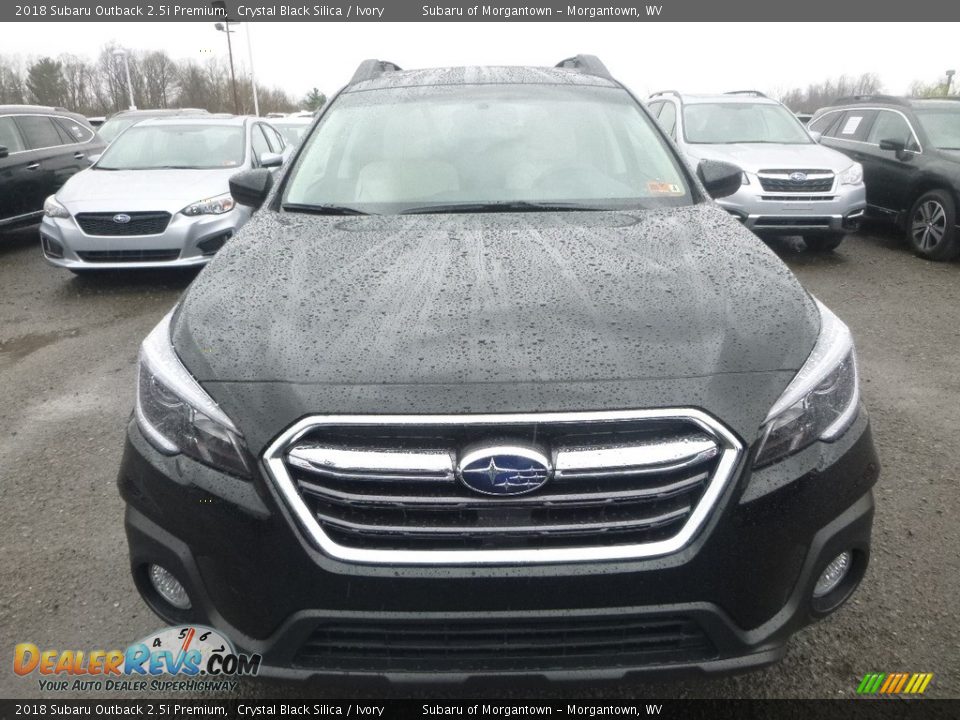 2018 Subaru Outback 2.5i Premium Crystal Black Silica / Ivory Photo #8