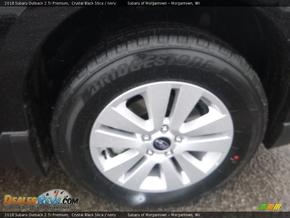 2018 Subaru Outback 2.5i Premium Crystal Black Silica / Ivory Photo #9