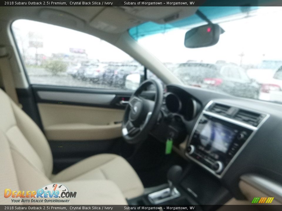 2018 Subaru Outback 2.5i Premium Crystal Black Silica / Ivory Photo #11