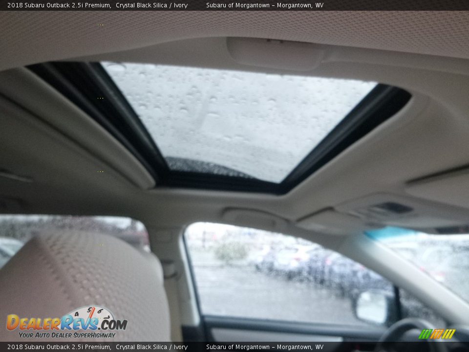 2018 Subaru Outback 2.5i Premium Crystal Black Silica / Ivory Photo #12
