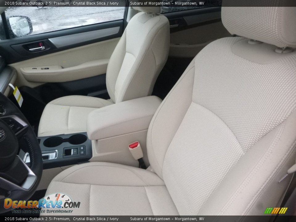 2018 Subaru Outback 2.5i Premium Crystal Black Silica / Ivory Photo #14
