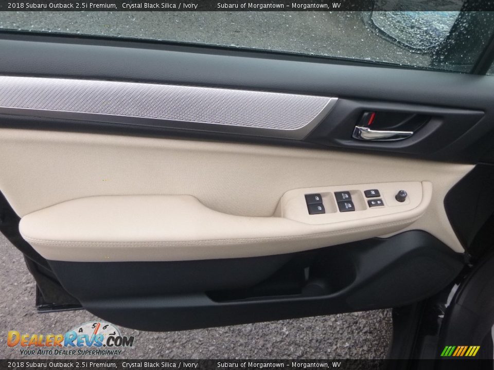 2018 Subaru Outback 2.5i Premium Crystal Black Silica / Ivory Photo #15