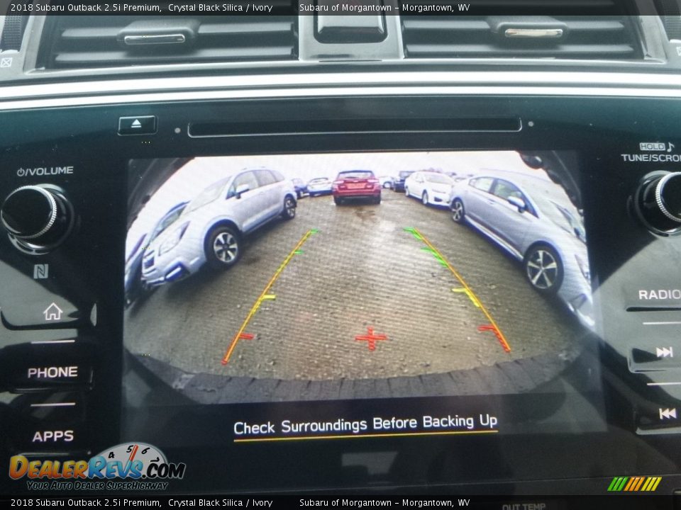 2018 Subaru Outback 2.5i Premium Crystal Black Silica / Ivory Photo #18