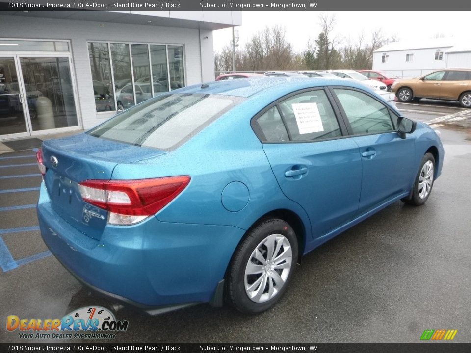 2018 Subaru Impreza 2.0i 4-Door Island Blue Pearl / Black Photo #4
