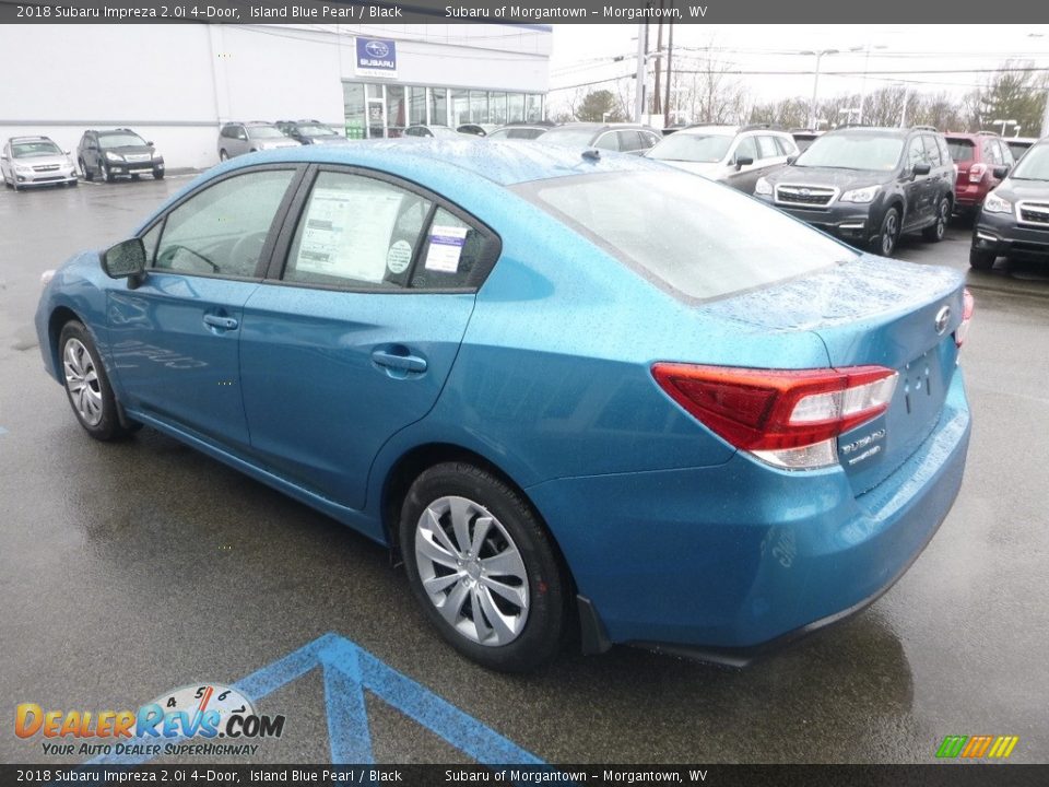 2018 Subaru Impreza 2.0i 4-Door Island Blue Pearl / Black Photo #6