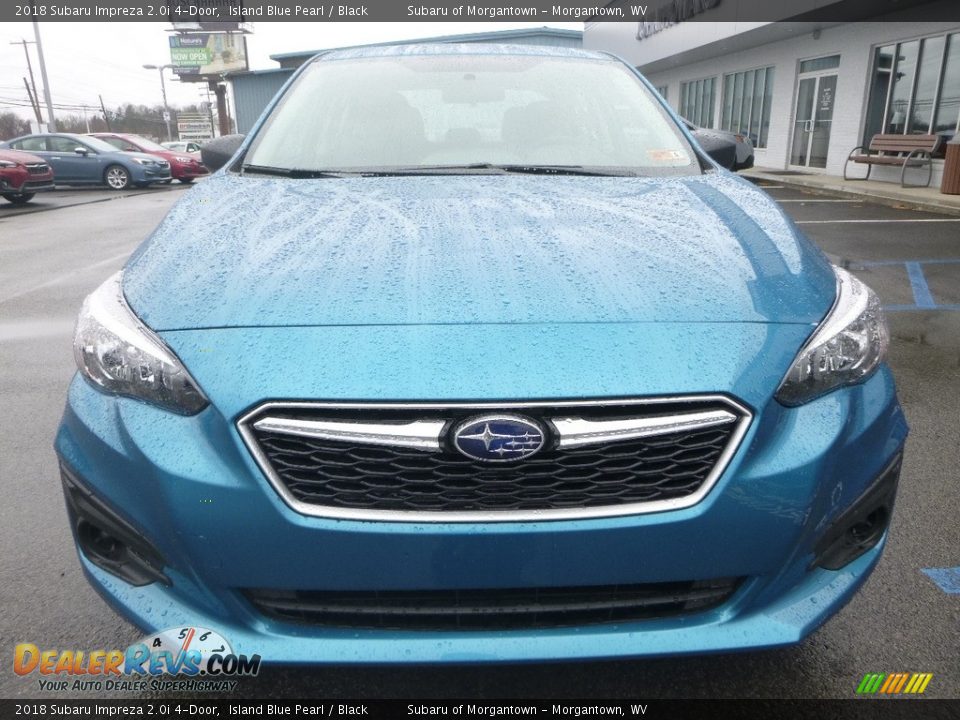 2018 Subaru Impreza 2.0i 4-Door Island Blue Pearl / Black Photo #9