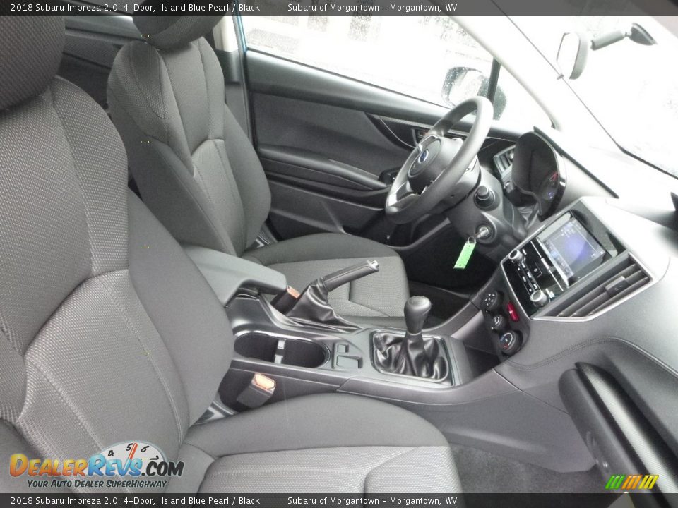 Black Interior - 2018 Subaru Impreza 2.0i 4-Door Photo #10