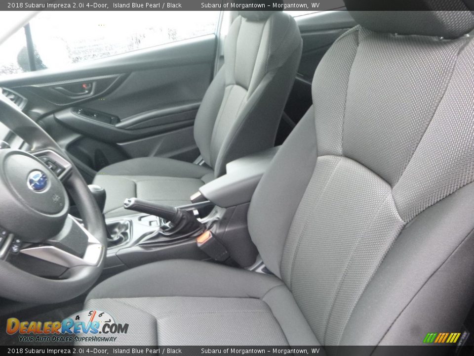 2018 Subaru Impreza 2.0i 4-Door Island Blue Pearl / Black Photo #14